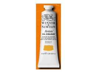 Winsor & Newton Artists' - Peinture - peinture à l'huile - jaune de cadmium profond - opaque - extra-fine - 37 ml