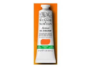 Winsor & Newton Artists' - Peinture - peinture à l'huile - orange sans cadmium - opaque - extra-fine - 37 ml