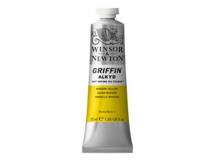 Winsor & Newton Griffin - Peinture - peinture à l'huile - jaune winsor - 37 ml