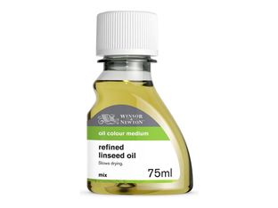 Winsor & Newton - Refined linseed paint oil - pour peinture à l'huile - 75 ml