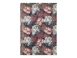 Oberthur Baroque - Cahier de notes - A5 (148 x 210 mm) - 100 feuilles / 200 pages - papier ivoire - doublé - fleurs - couverture rouge