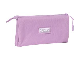 PORTATODO TRIPLE MUNICH BASICOS "LILA"