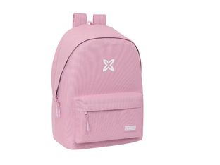 MOCHILA DOBLE PARA PORTATIL 15,6"+USB MUNICH BASICOS "ROSA"