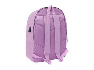 MOCHILA DOBLE PARA PORTATIL 15,6"+USB MUNICH BASICOS "LILA"