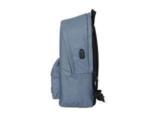 MOCHILA DOBLE PARA PORTATIL 15,6"+USB MUNICH BASICOS "GRIS"
