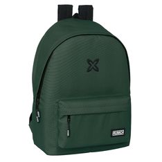 MOCHILA DOBLE PARA PORTATIL 15,6"+USB MUNICH BASICOS "VERDE"