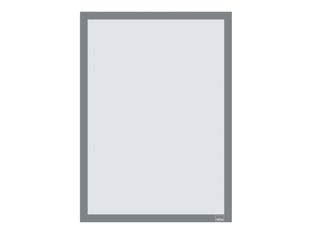 Nobo - Porte-affiche magnétique autocollant - A3 - argent 