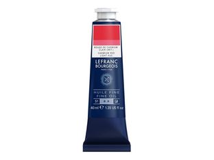 Lefranc Bourgeois - Peinture à l'huile - teinte rouge clair de cadmium - opaque - fine - 40 ml
