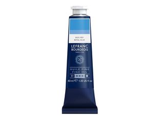 Lefranc Bourgeois - Peinture à l'huile - bleu roi - opaque - fine - 40 ml