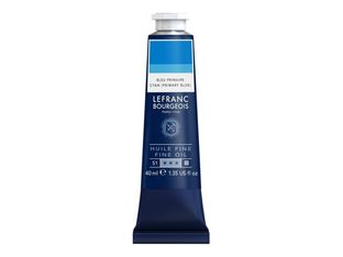 Lefranc Bourgeois - Peinture à l'huile - bleu primaire - opaque - fine - 40 ml