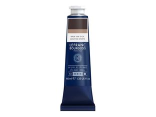 Lefranc Bourgeois - Peinture à l'huile - brun vandyke permanent - opaque - fine - 40 ml