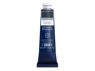Lefranc Bourgeois - Peinture à l'huile - gris de Payne - transparent - fine - 40 ml