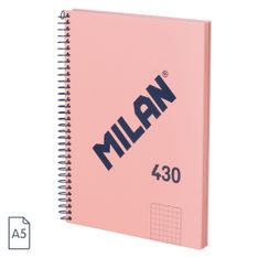 NOTEBOOK 1 A5 ESPIRAL T/D 5X5 SINCE 1918 ROSA