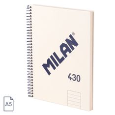 NOTEBOOK 1 A5  T/D LINEAS 7 MM 80 H 1918 BEIGE