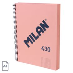 NOTEBOOK 1 A4  T/D 5 X 5 MM 120 H SINCE 1918 ROSA