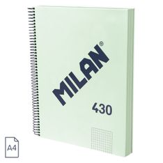 NOTEBOOK 1 A4  T/D 5 X 5 MM 120H SINCE 1918 VERDE