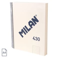 NOTEBOOK 1 A4  T/D LINEAS 7 MM 120H SINCE 1918 BEIGE