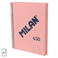 NOTEBOOK 1 A4  T/D LINEAS 7 MM 120H SINCE 1918 ROSA