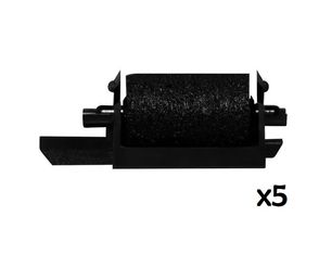 5 Rouleaux encreurs compatible Epson IR40 - noir - Armor