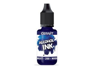 Cernit Auxiliary - Encre - à base d'alcool - bleu nuit - opaque - 20 ml