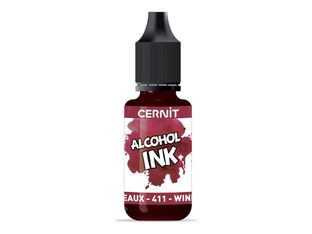 Cernit Auxiliary - Encre - à base d'alcool - bordeaux - transparent - 20 ml