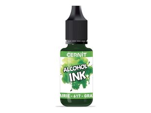 Cernit Auxiliary - Encre - à base d'alcool - vert prairie - transparent - 20 ml