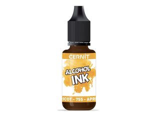 Cernit Auxiliary - Encre - à base d'alcool - abricot - transparent - 20 ml