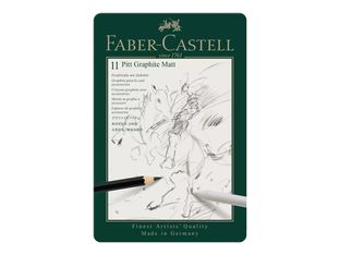 Faber-Castell Pitt Graphite Matt - Crayon - graphite - assorti (pack de 8)