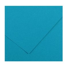 CANSON Iris Vivaldi - Papier Dessin Couleur - Lisse - 120 g/m² - Feuille - 50x65cm - Bleu Primaire