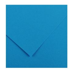 CANSON Iris Vivaldi - Papier Dessin Couleur - Lisse - 120 g/m² - Feuille - A4-21x29,7cm,Bleu Azur