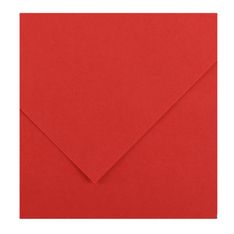 CANSON Iris Vivaldi - Papier Dessin Couleur - Lisse - 240 g/m² - Feuille - 50x65cm - Rouge