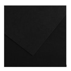 CANSON Iris Vivaldi - Papier Dessin Couleur - Lisse - 120 g/m² - Feuille - A4-21x29,7cm - Noir