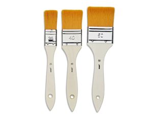 Pebeo Artist - Lot de pinceaux - 3 parties - plat - taille : 40, 50, 25