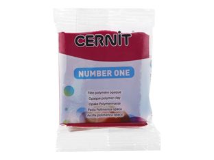 Cernit Number One - Pâte à modeler - 56 g - bordeaux - argile polymère