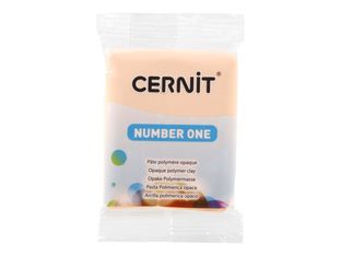 Cernit Number One - Pâte à modeler - 56 g - pêche - argile polymère