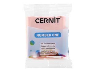 Cernit Number One - Pâte à modeler - 56 g - rose - argile polymère