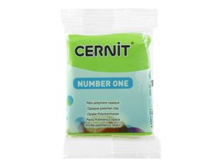 Cernit Number One - Pâte à modeler - 56 g - vert clair - argile polymère