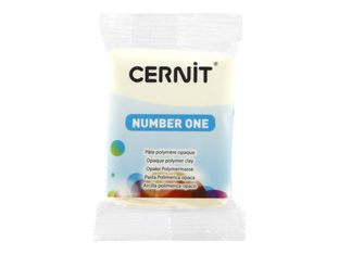 Cernit Number One - Pâte à modeler - 56 g - vanille - argile polymère
