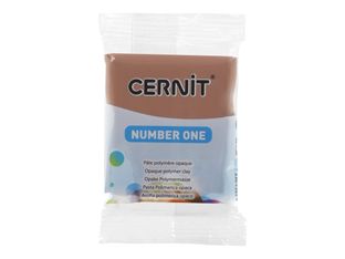 Cernit Number One - Pâte à modeler - 56 g - taupe - argile polymère