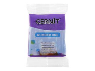 Cernit Number One - Pâte à modeler - 56 g - violet - argile polymère