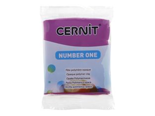 Cernit Number One - Pâte à modeler - 56 g - violet - argile polymère