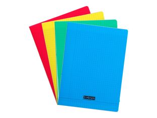 Calligraphe 8000 POLYPRO - Cahier de notes - agrafé - 240 x 320 mm - 96 feuilles / 192 pages - papier blanc - Seyès - disponible dans différentes couleurs