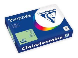 Clairefontaine Trophée - Papier - vert jade - A4 (210 x 297 mm) - 120 g/m² - Ramette de 250 feuilles 
