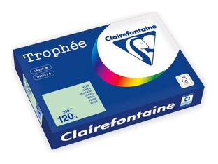 Clairefontaine Trophée - Papier - vert - A4 (210 x 297 mm) - 120 g/m² - Ramette de 250 feuilles 