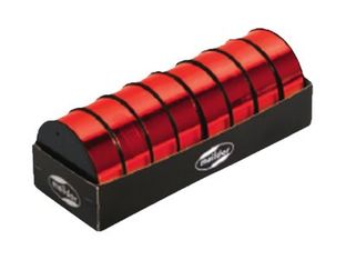 Clairefontaine - 8 bobinots - Bolduc Métallisé - Ruban d'emballage cadeau 2.5 cm x 10 m - rouge métallique 