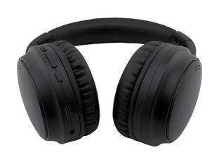 CoolBox AIR-40 - Auriculares con diadema con micro - en oreja - Bluetooth - inalámbrico - cancelación de sonido activo - aislamiento de ruido - negro