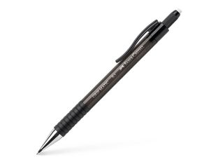 Faber-Castell GRIP MATIC - Lápiz Portaminas - gris - 0.5 mm - retractil - con borrador