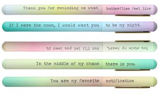 Plumink métal INK "Poetry of Love" 5 designs assortis 