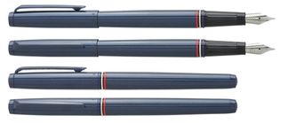 Plume HECHTER PARIS "Avenue Hoche Bleu Blanc Rouge" coloris bleu foncé