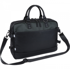 Oberthur - Sacoche pour ordinateur 15.6 - noir vert Halifax